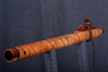 Maple Burl Native American Flute, Minor, Low E-4, #R6H (5)